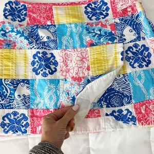 Lilly Pulitzer Patchwork Skort • Pink, Blue Yellow